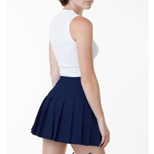 Los Angeles apparel mini  tennis skirt
